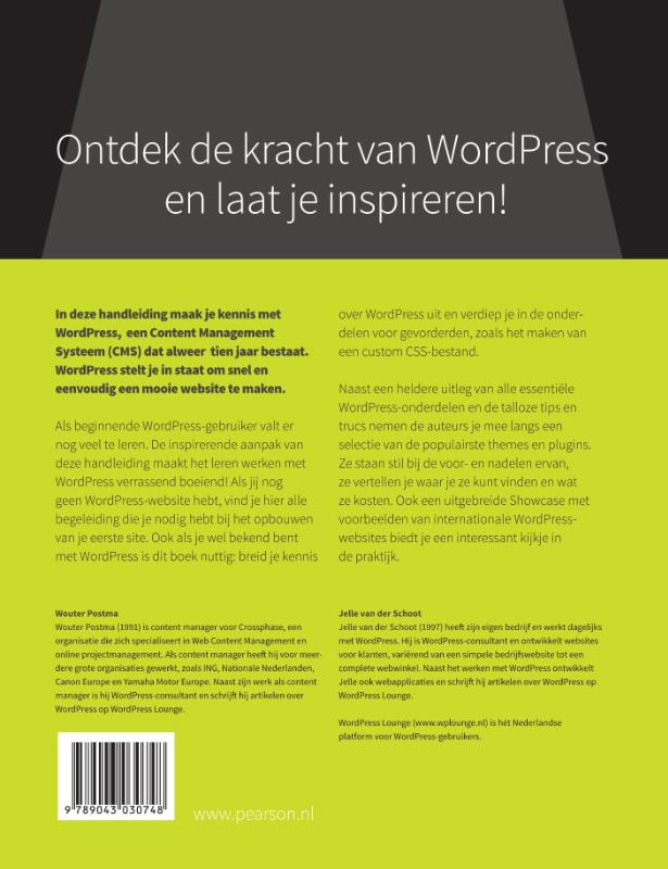 Wordpress achterkant