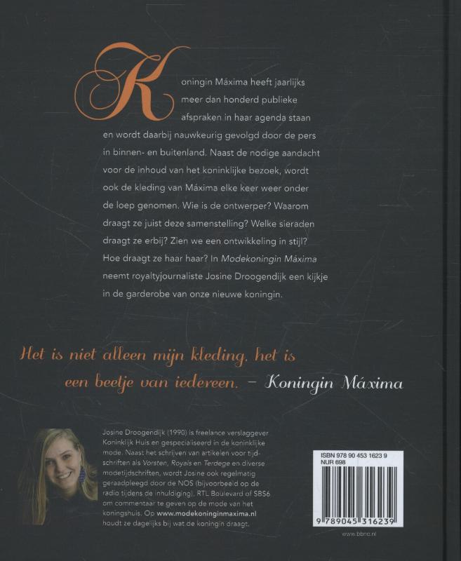 Modekoningin Maxima achterkant