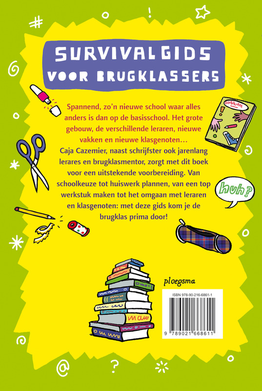 Survivalgids voor brugklassers achterkant