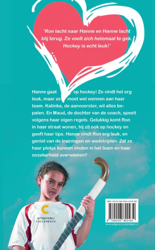 Hanne loves hockey achterkant