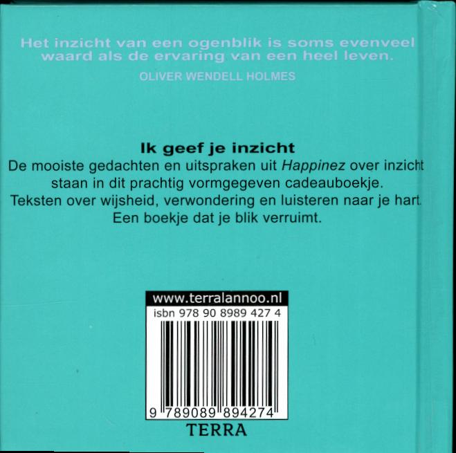 Ik geef je inzicht achterkant