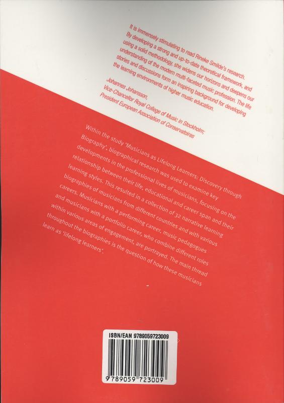 Musicians as Lifelong Learners achterkant