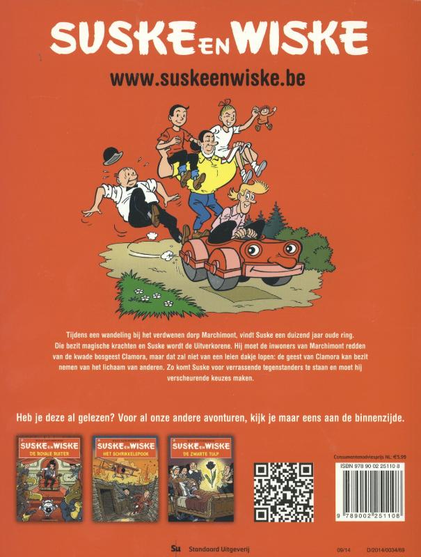 Het gebroken dorp / Suske en Wiske / 327 achterkant