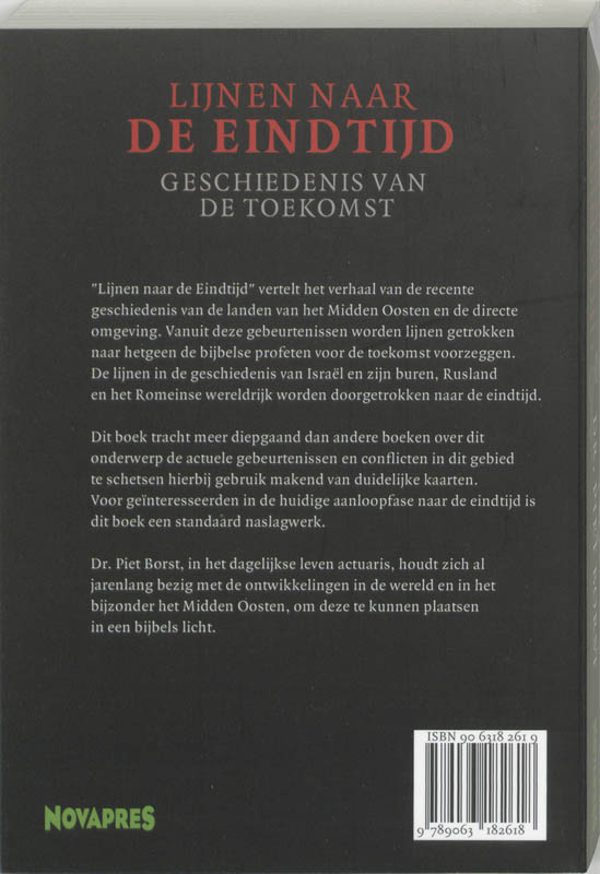 Lijnen naar de eindtijd achterkant