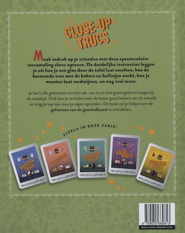 Geheimen van de Goochelkunst - Close-up trucs achterkant