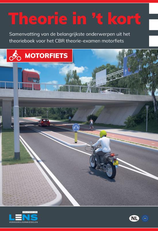 Theorie in 't kort motorfiets / Lens verkeersleermiddelen