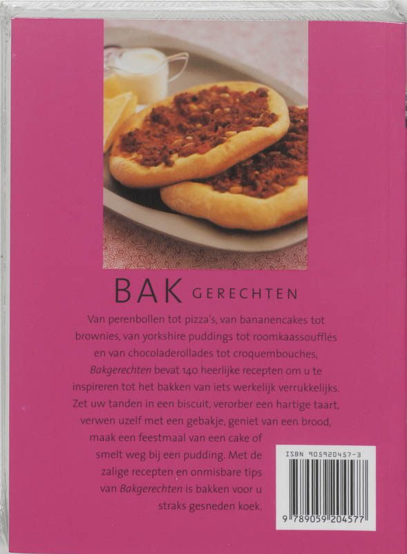 Bakgerechten achterkant
