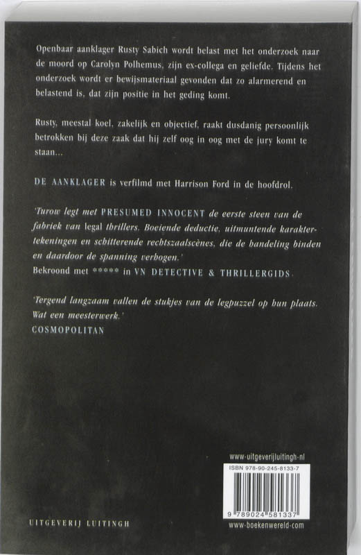 De aanklager achterkant