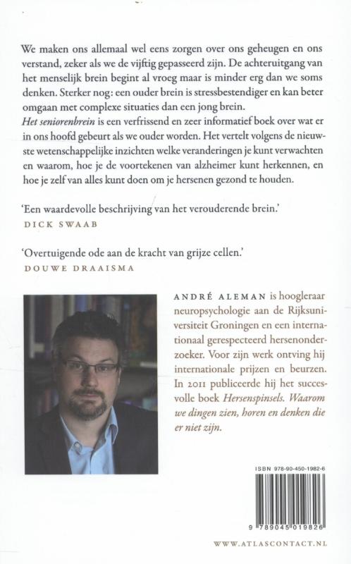 Het seniorenbrein achterkant