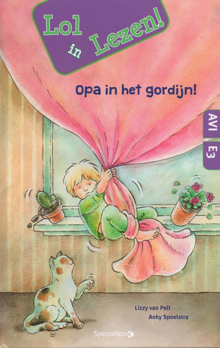 Opa in het gordijn! Lol in lezen!