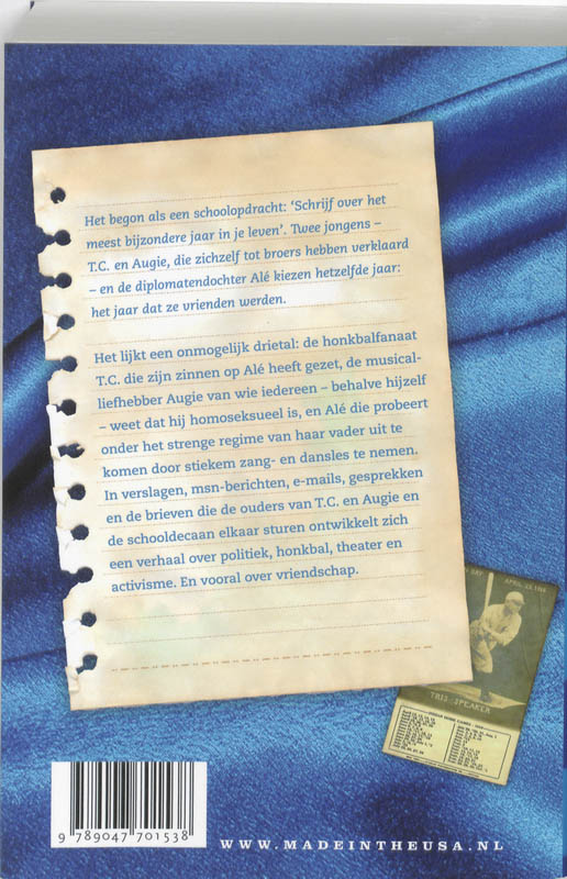 My most excellent year / Made in the USA achterkant