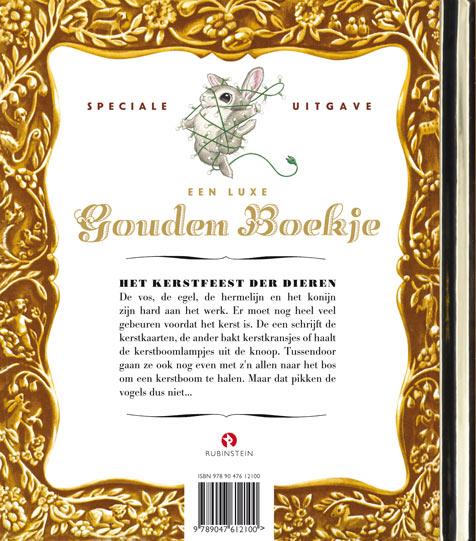 Kerstfeest der dieren / Gouden Boekjes achterkant