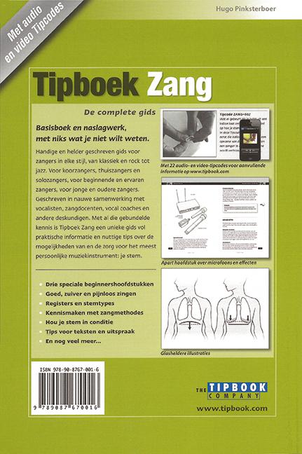 Tipboek zang achterkant