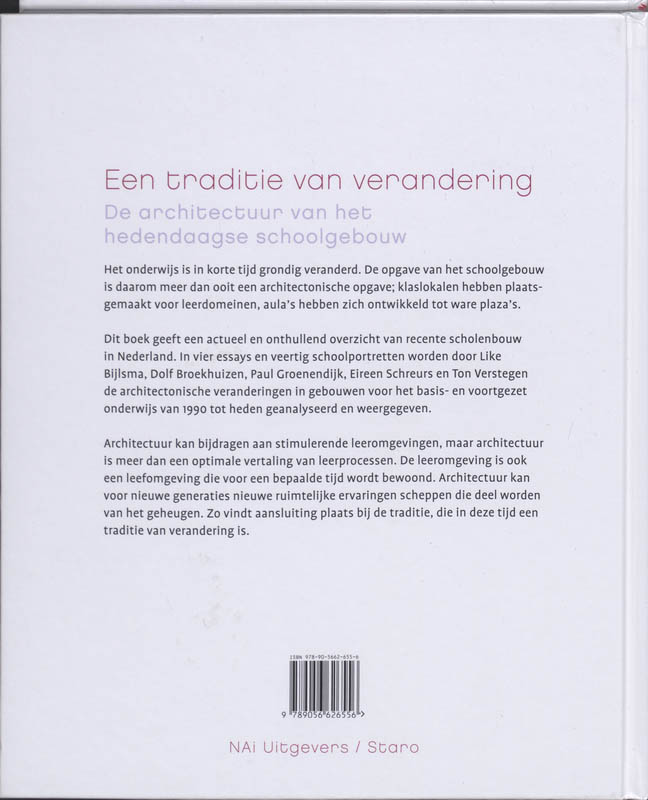 Een traditie van verandering achterkant