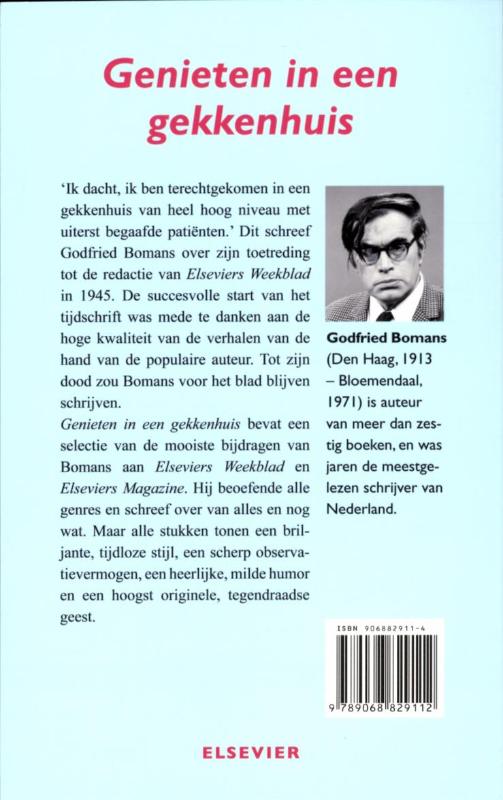 Genieten in een gekkenhuis achterkant