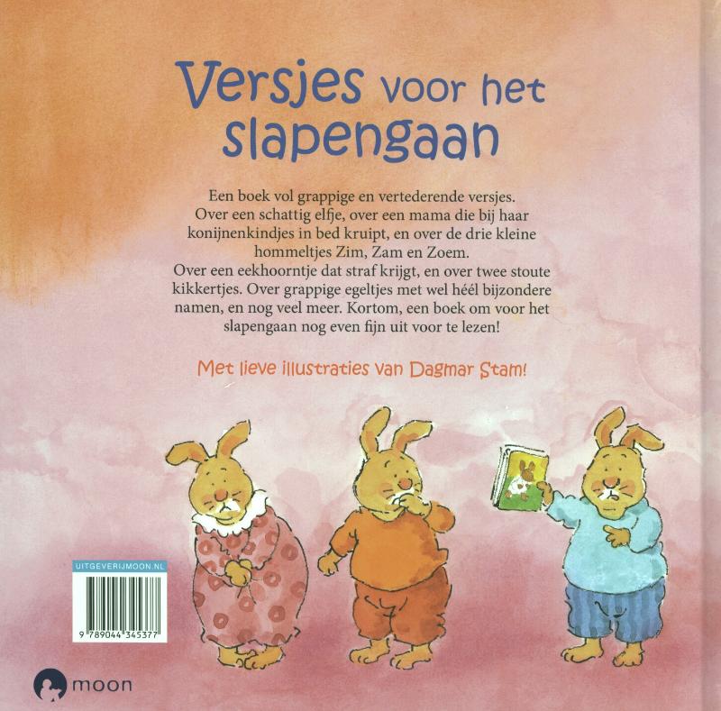 Versjes voor het slapengaan achterkant