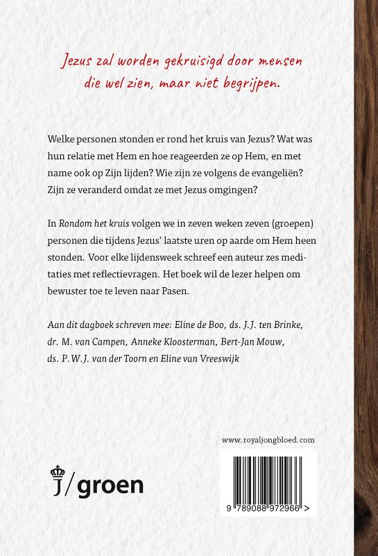 Rondom het kruis achterkant