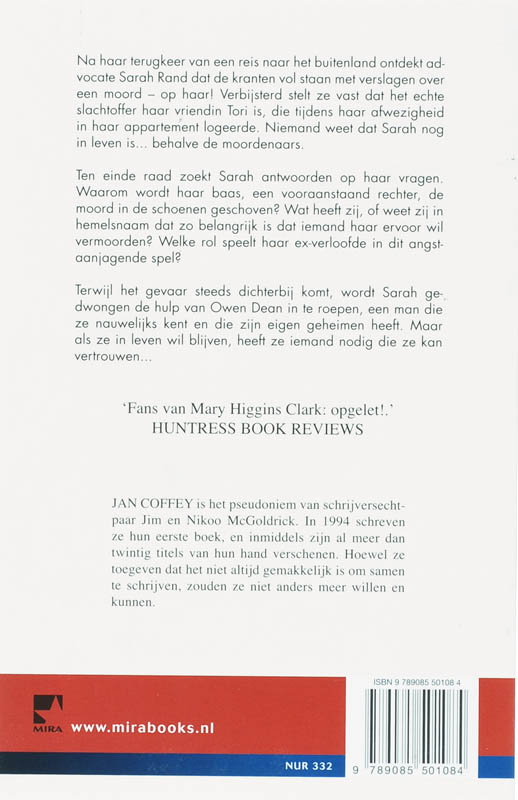 Tot op het bod achterkant