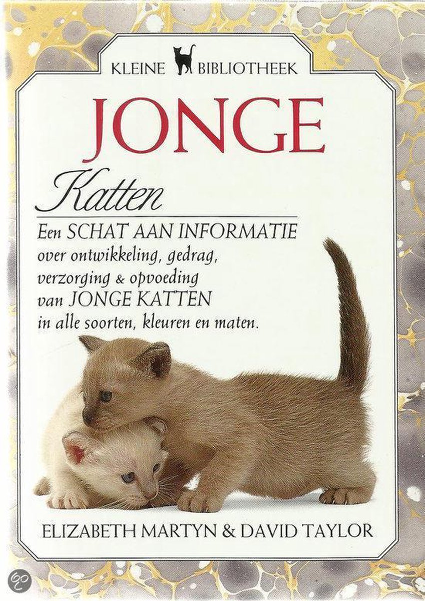Kleine bibliotheek jonge katten