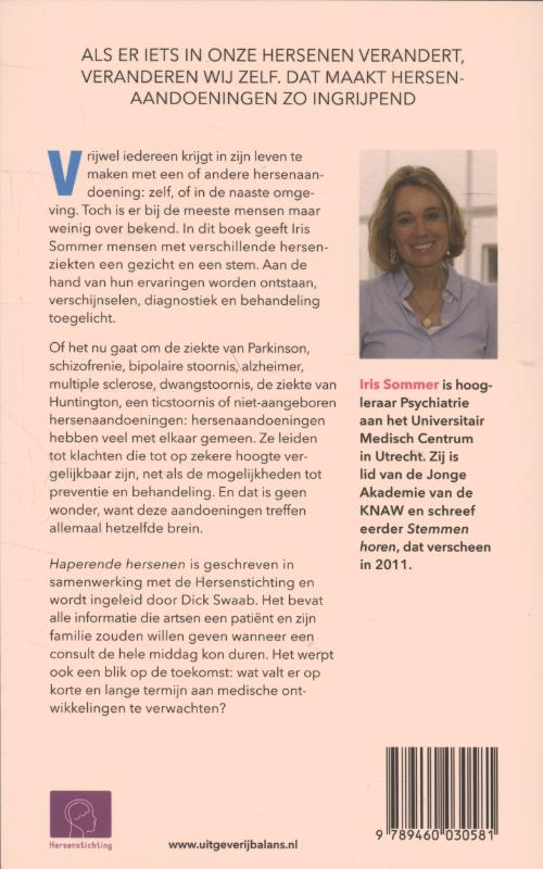 Haperende hersenen achterkant