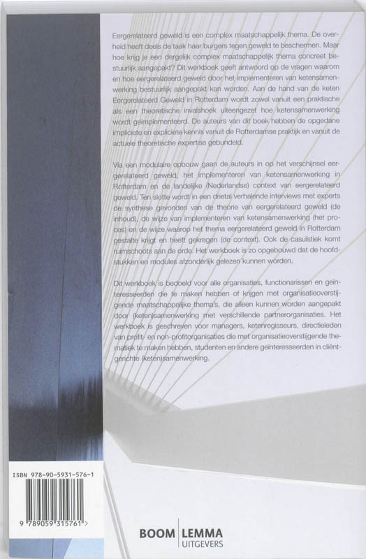 Werkboek eergerelateerd geweld achterkant