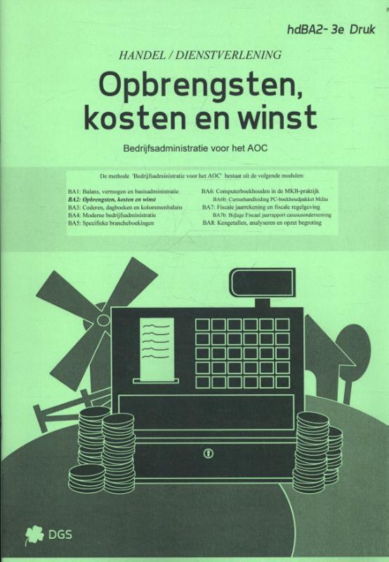 Bedrijfsadministratie voor hd-branches (handel en dienstverlening) hdBA2 -   Opbrengsten, kosten en winst