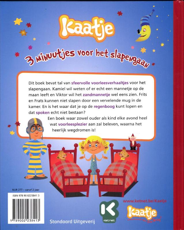 3 minuutjes voor het slapengaan achterkant