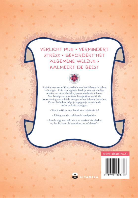 Reiki voor beginners / Press here! achterkant