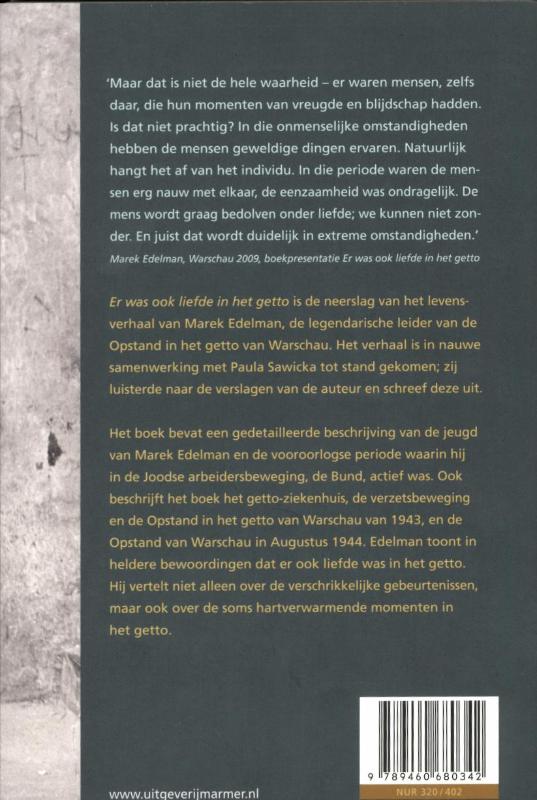 Er was ook liefde in het getto achterkant