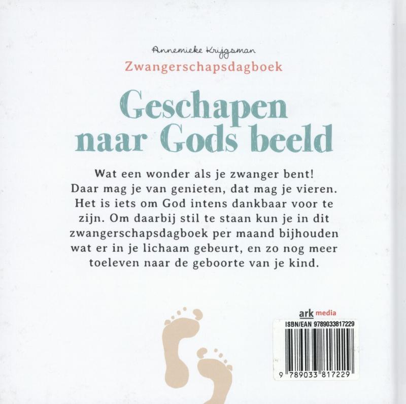 Geschapen naar Gods beeld achterkant