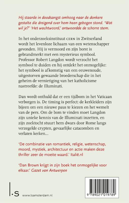 Het Bernini mysterie / Robert Langdon / 1 achterkant