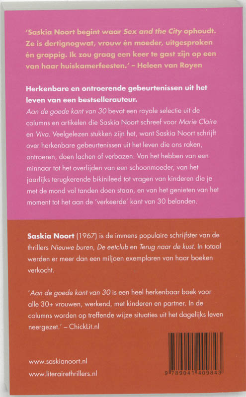 Aan De Goede Kant Van 30 achterkant