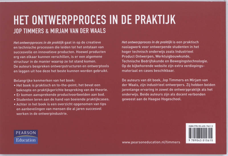 Het Ontwerpproces In Praktijk achterkant