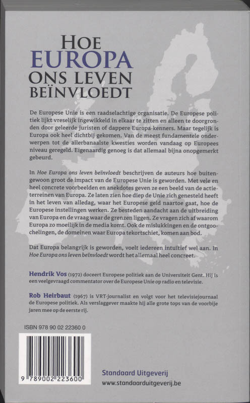 Hoe Europa Ons Leven Beinvloedt achterkant