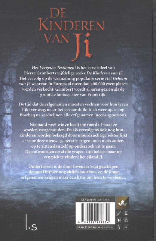 De kinderen van Ji 1 - Het vergeten testament achterkant
