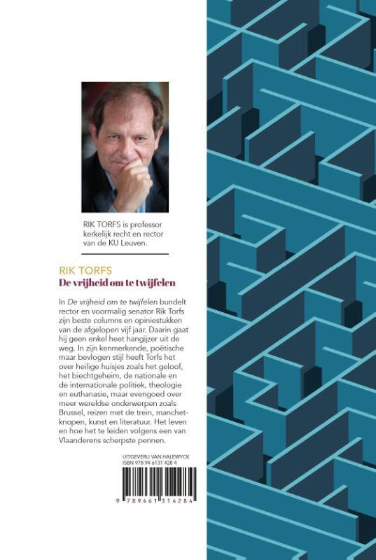 De vrijheid om te twijfelen achterkant