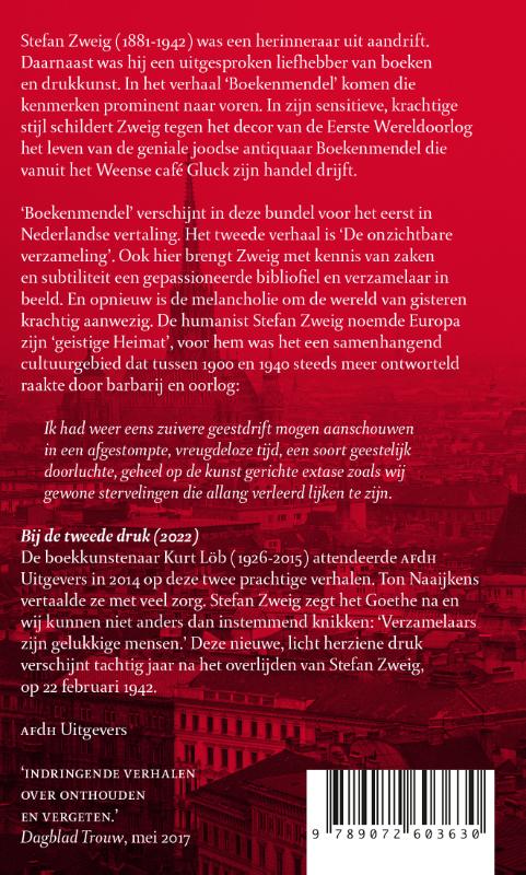 Boekenmendel – De onzichtbare verzameling achterkant