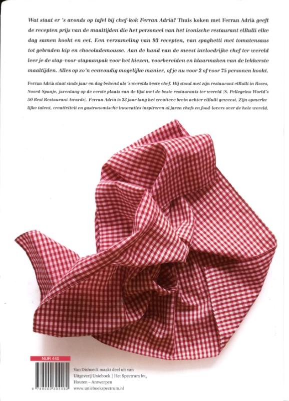 Thuis koken met Ferran Adrià achterkant