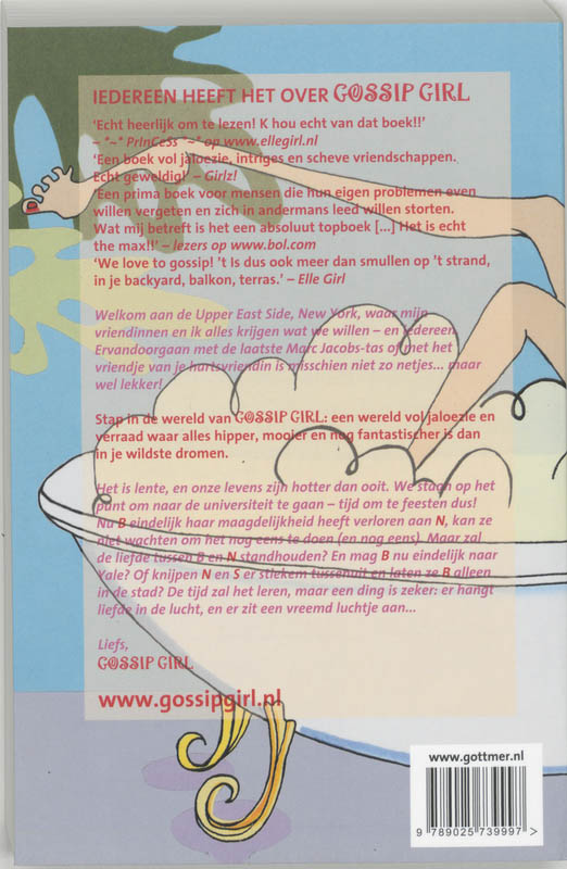 Er is geen betere / Gossip girl / 7 achterkant