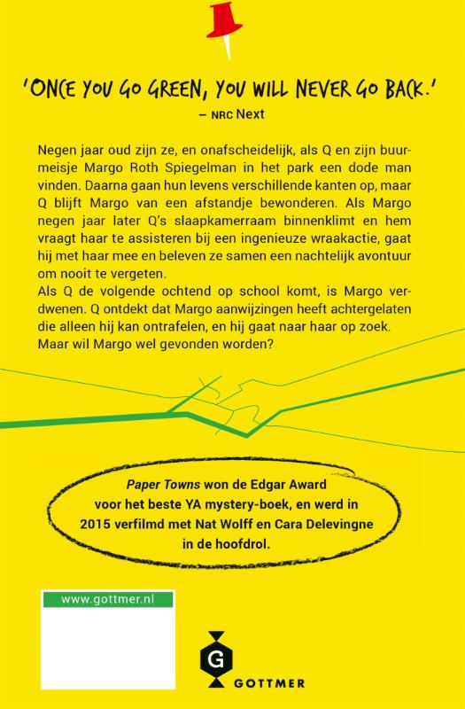 Paper towns achterkant