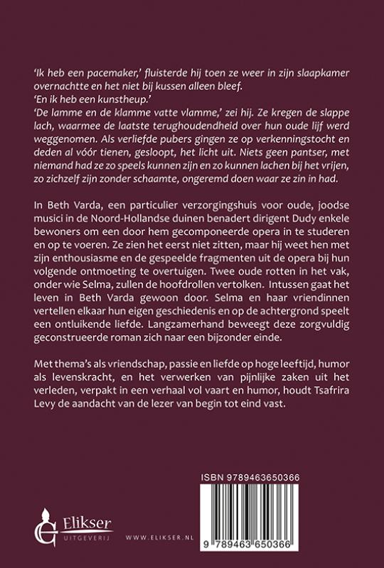 De laatste opera in Beth Varda achterkant