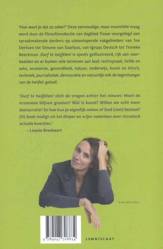 Durf te twijfelen achterkant