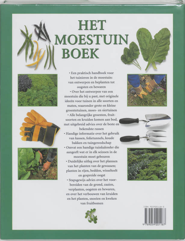 Het moestuin boek achterkant