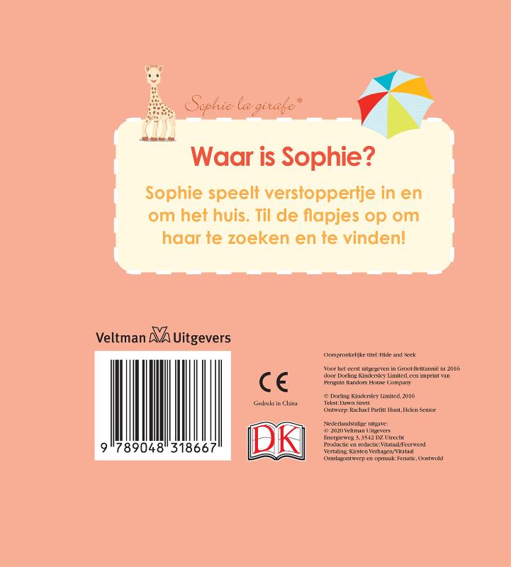 Waar is Sophie? achterkant