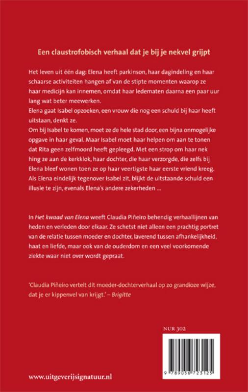 Het Kwaad Van Elena achterkant