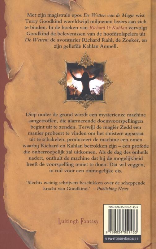 De omen machine / Richard & Kahlan / 1 achterkant