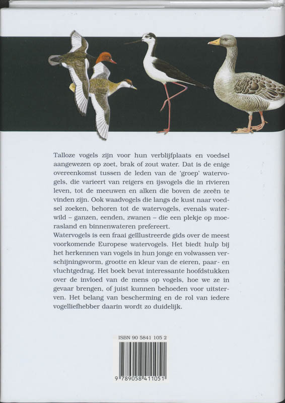 Watervogels achterkant