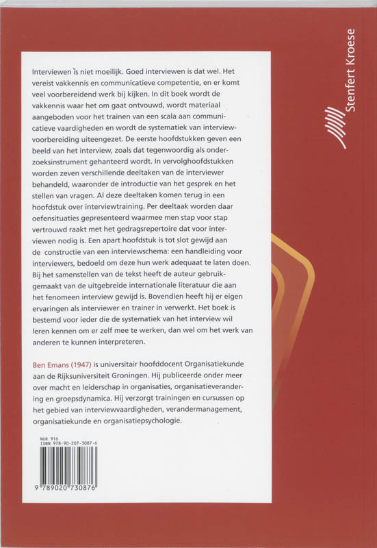 Interviewen achterkant