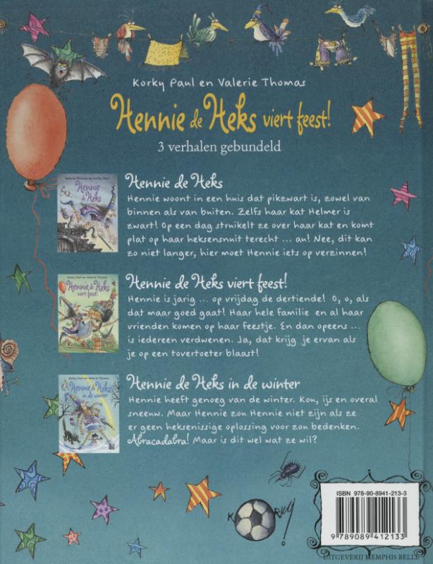 Hennie de heks viert feest! / Hennie de Heks achterkant