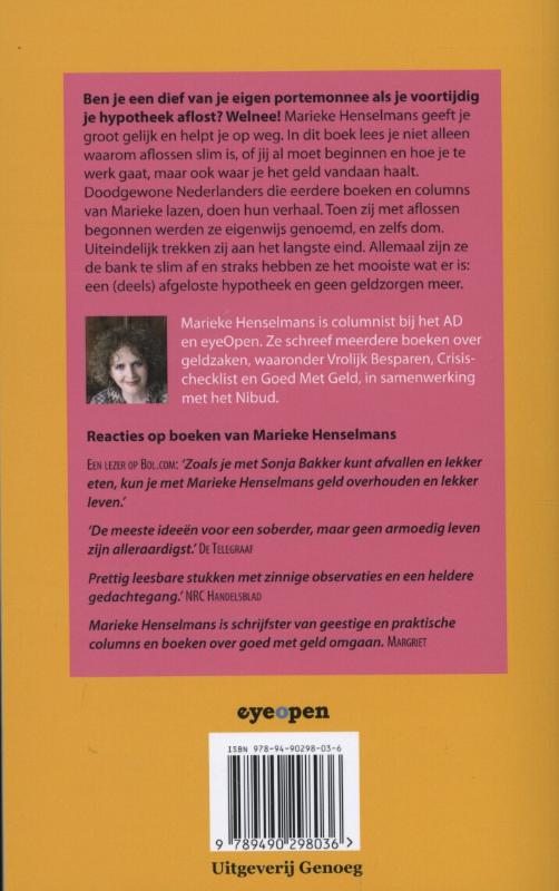 Eigenwijs je hypotheek aflossen / Slim met je geld achterkant